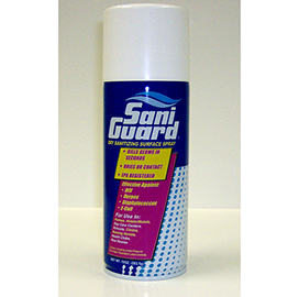 dry on contact sanitizing spray